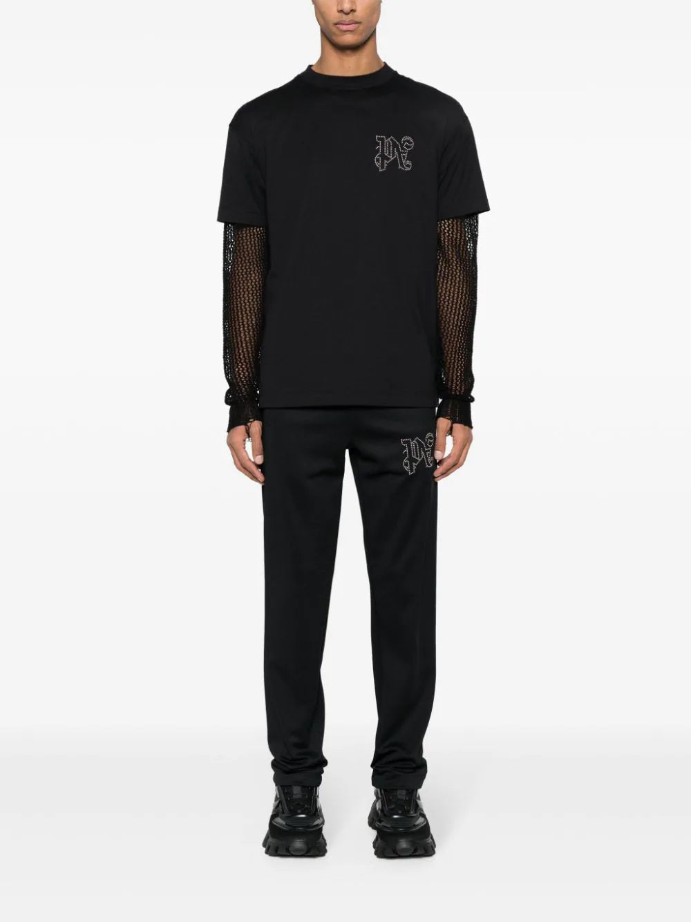 PALM ANGELS Monogram Stud Classic T-shirt