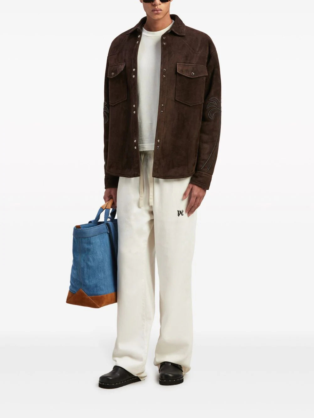 PALM ANGELS Monogram Travel Pants