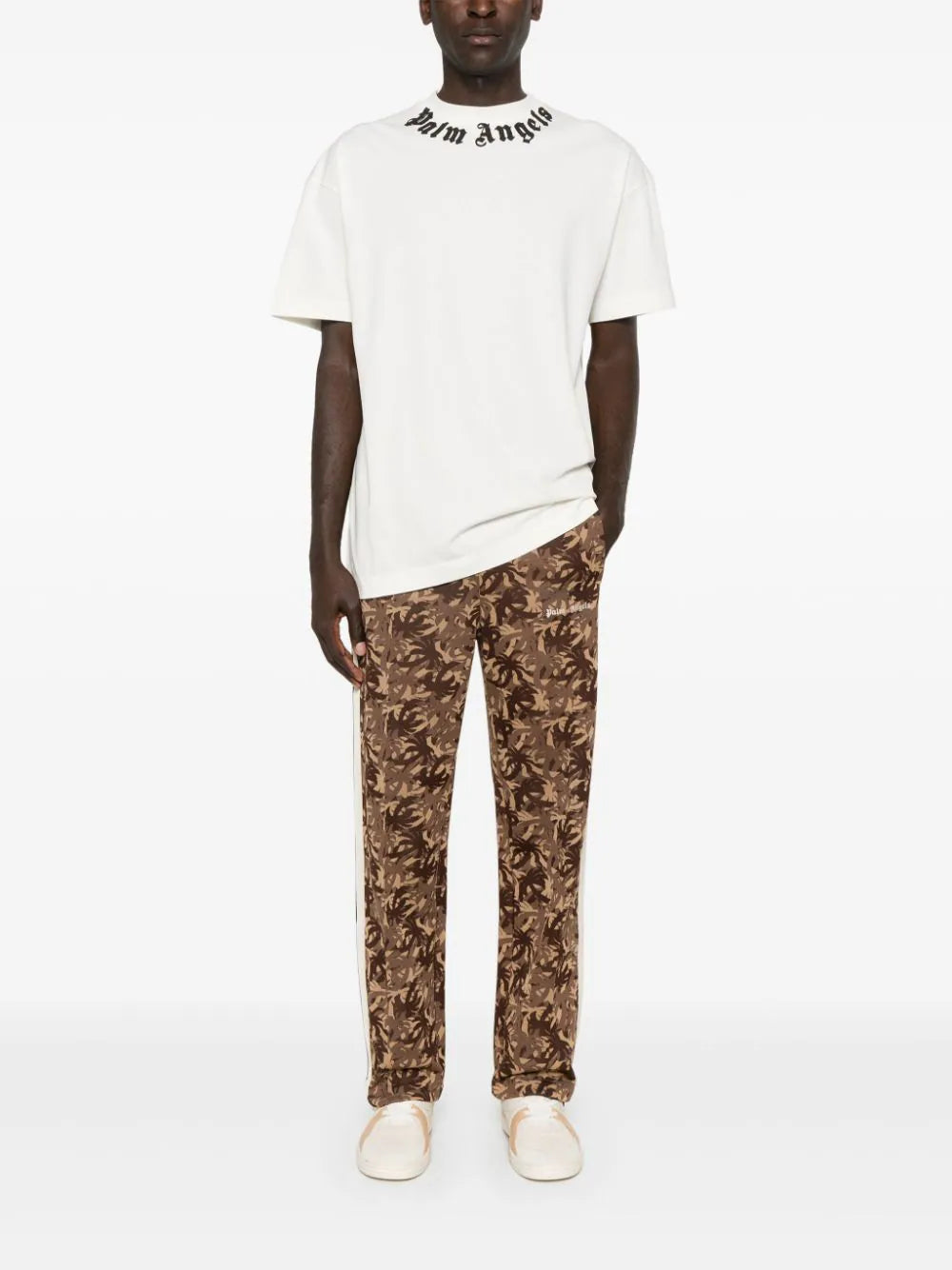 PALM ANGELS Neck Logo T-shirt