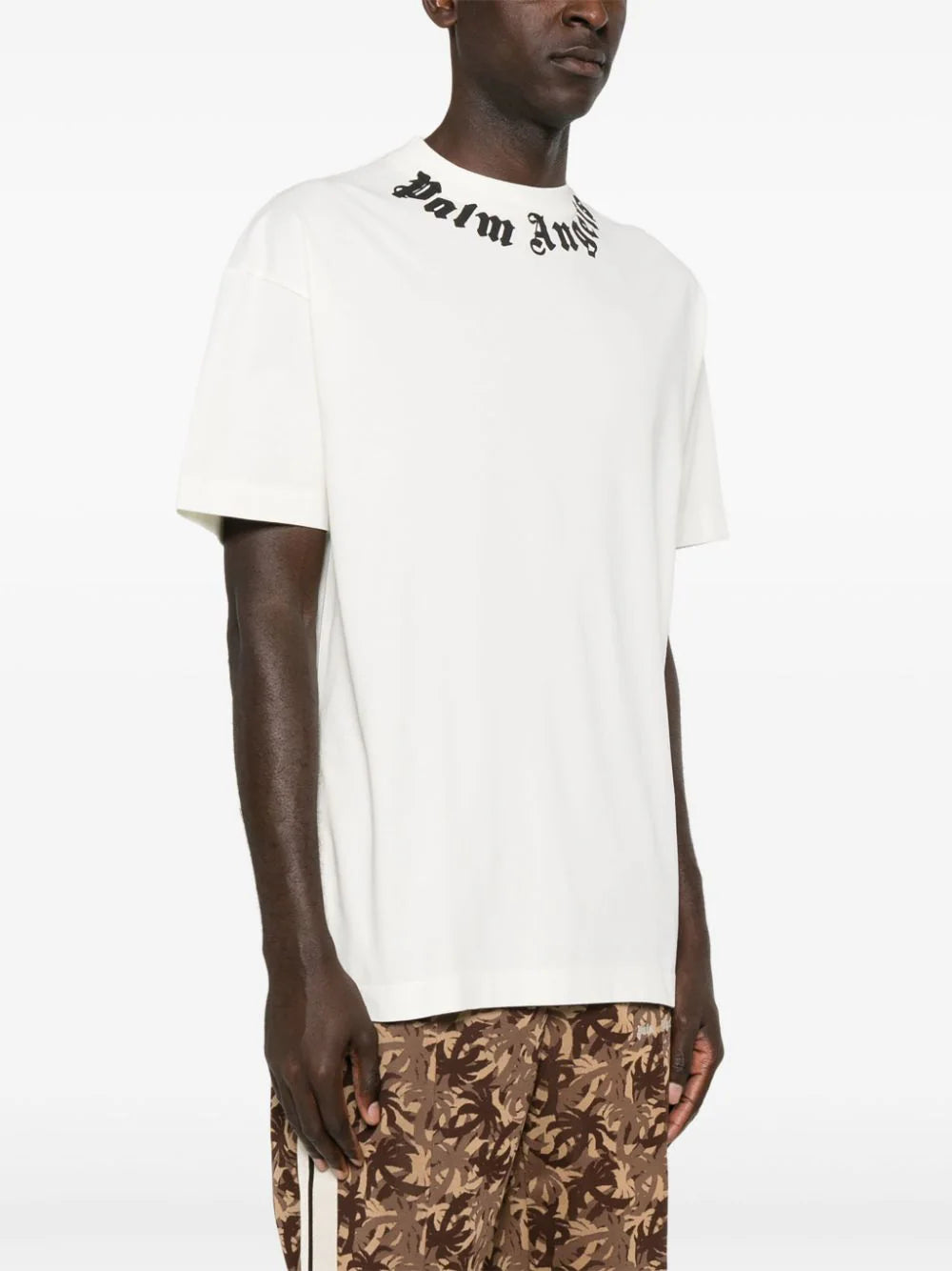 PALM ANGELS Neck Logo T-shirt