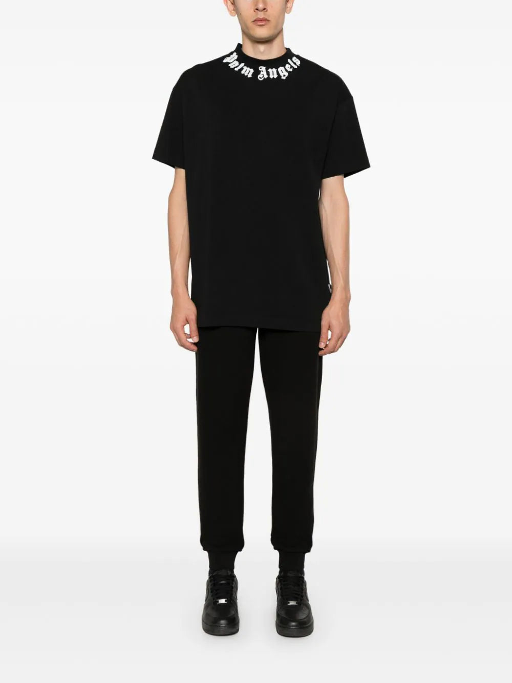 PALM ANGELS Neck Logo T-shirt