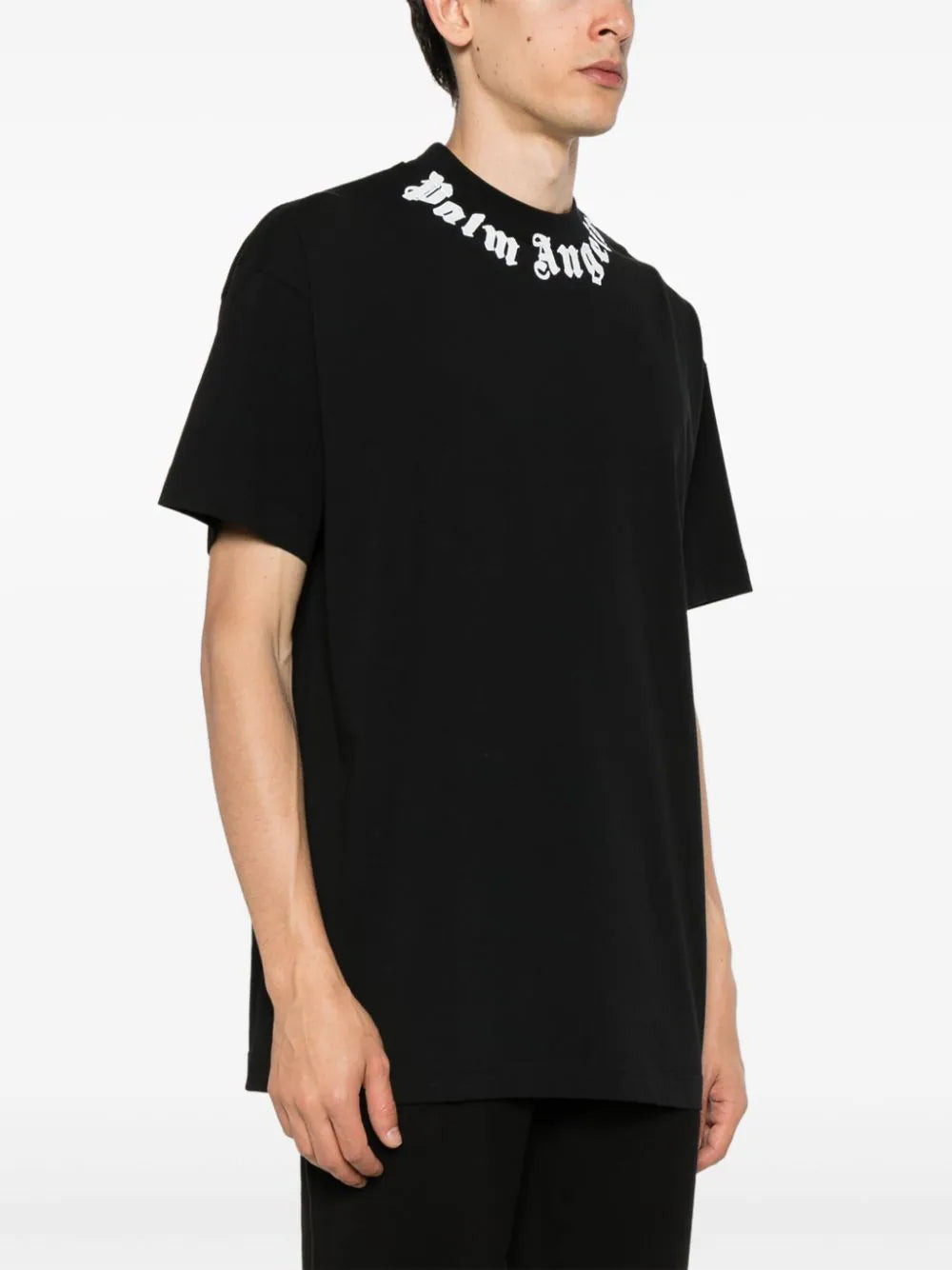 PALM ANGELS Neck Logo T-shirt