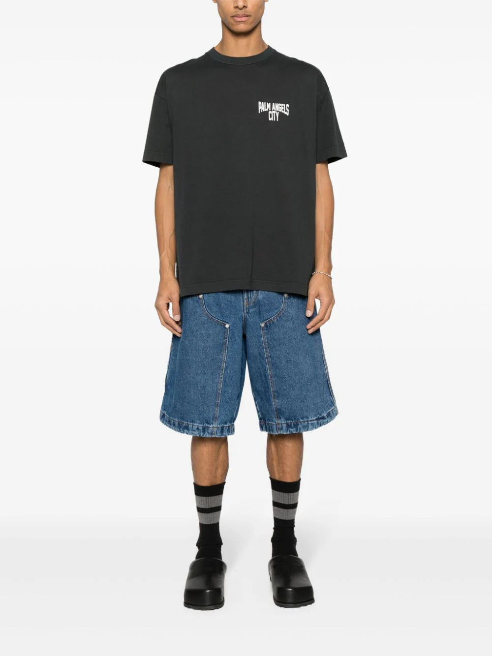 PALM ANGELS Pa City Washed T-shirt