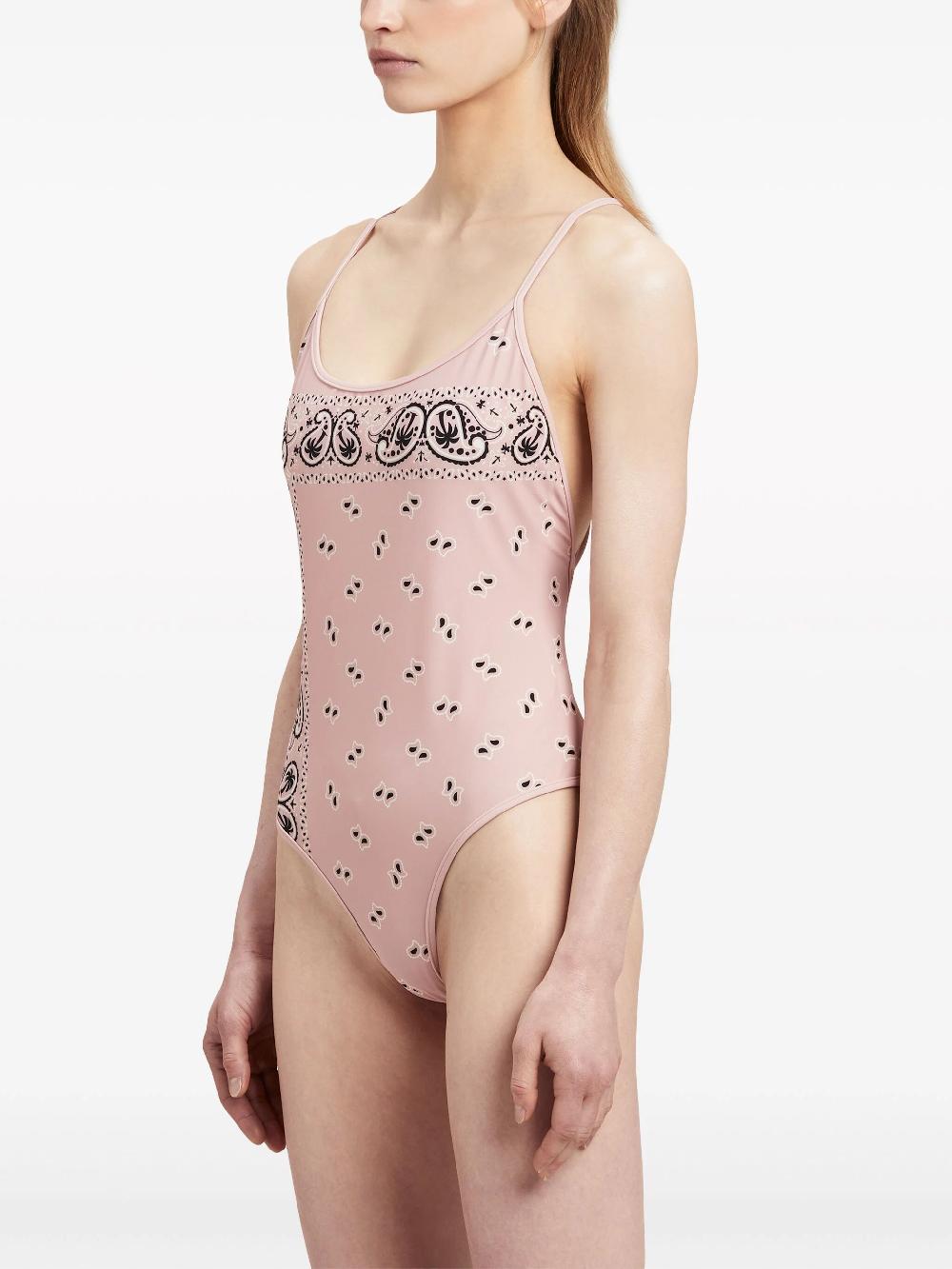 PALM ANGELS Paisley Print One-piece Swimsuit