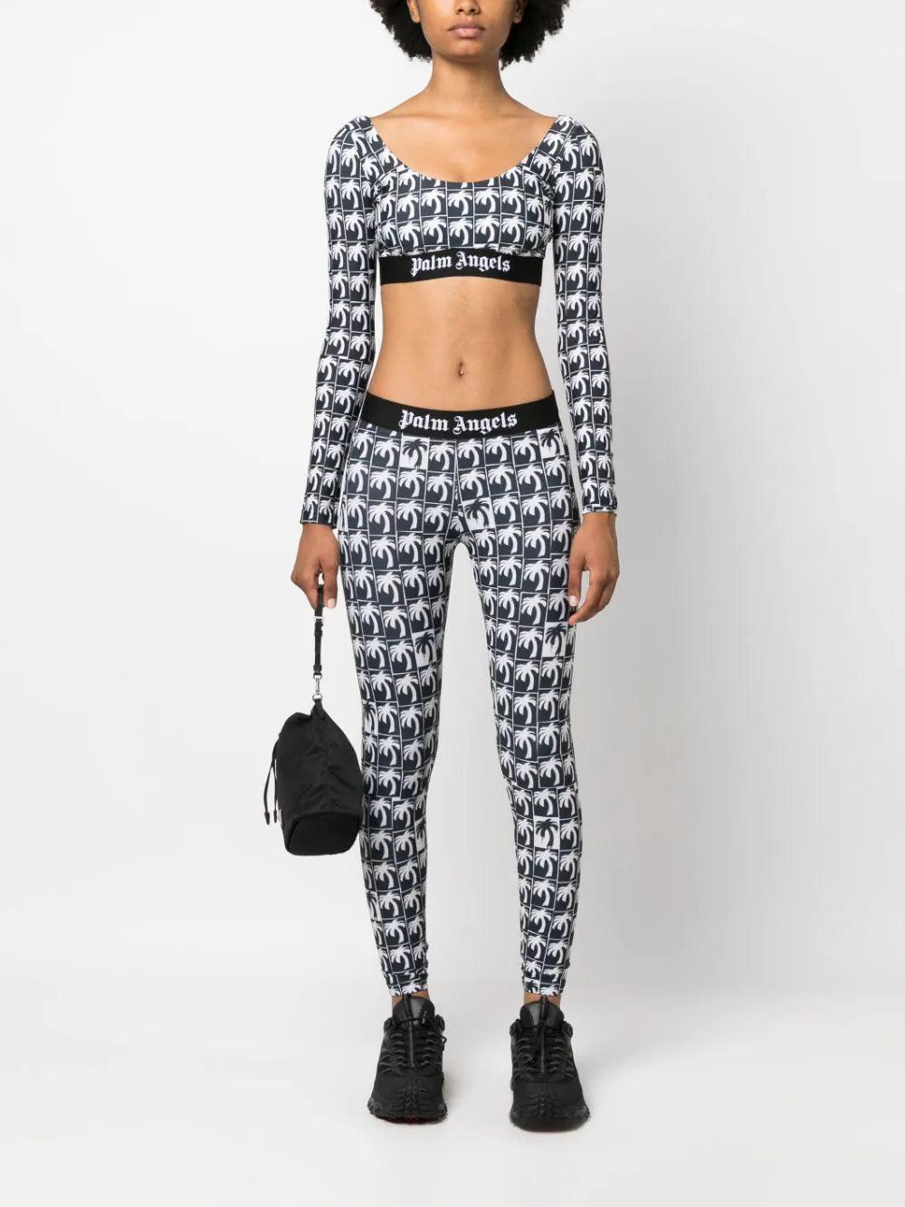 PALM ANGELS Palms Logo Leggings