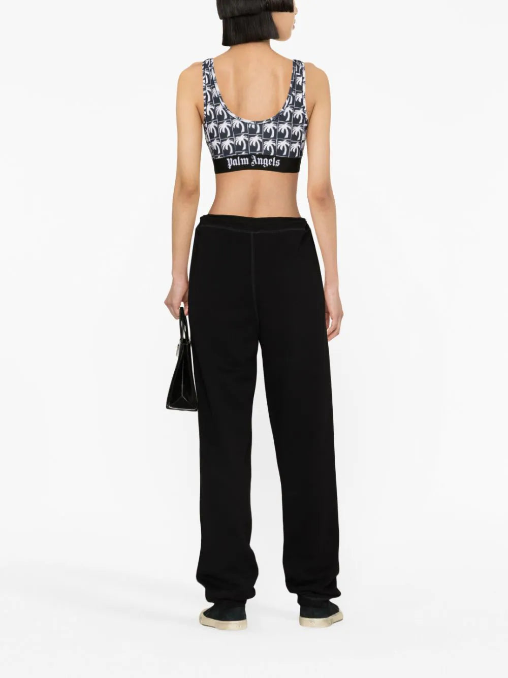 PALM ANGELS Palms Logo Sport Bra