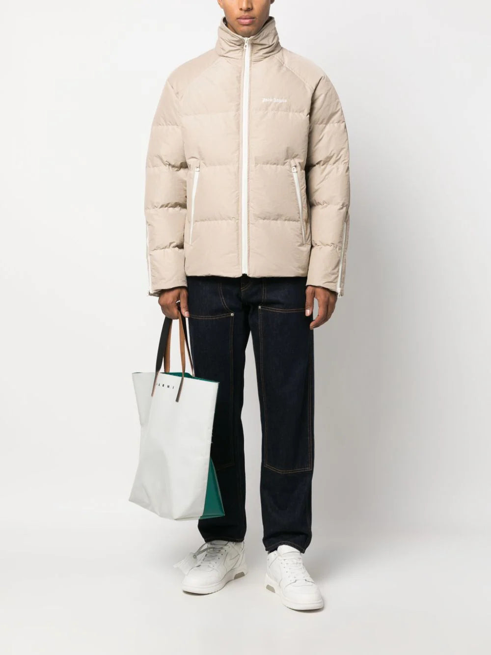 PALM ANGELS Retro Raglan Down Jacket
