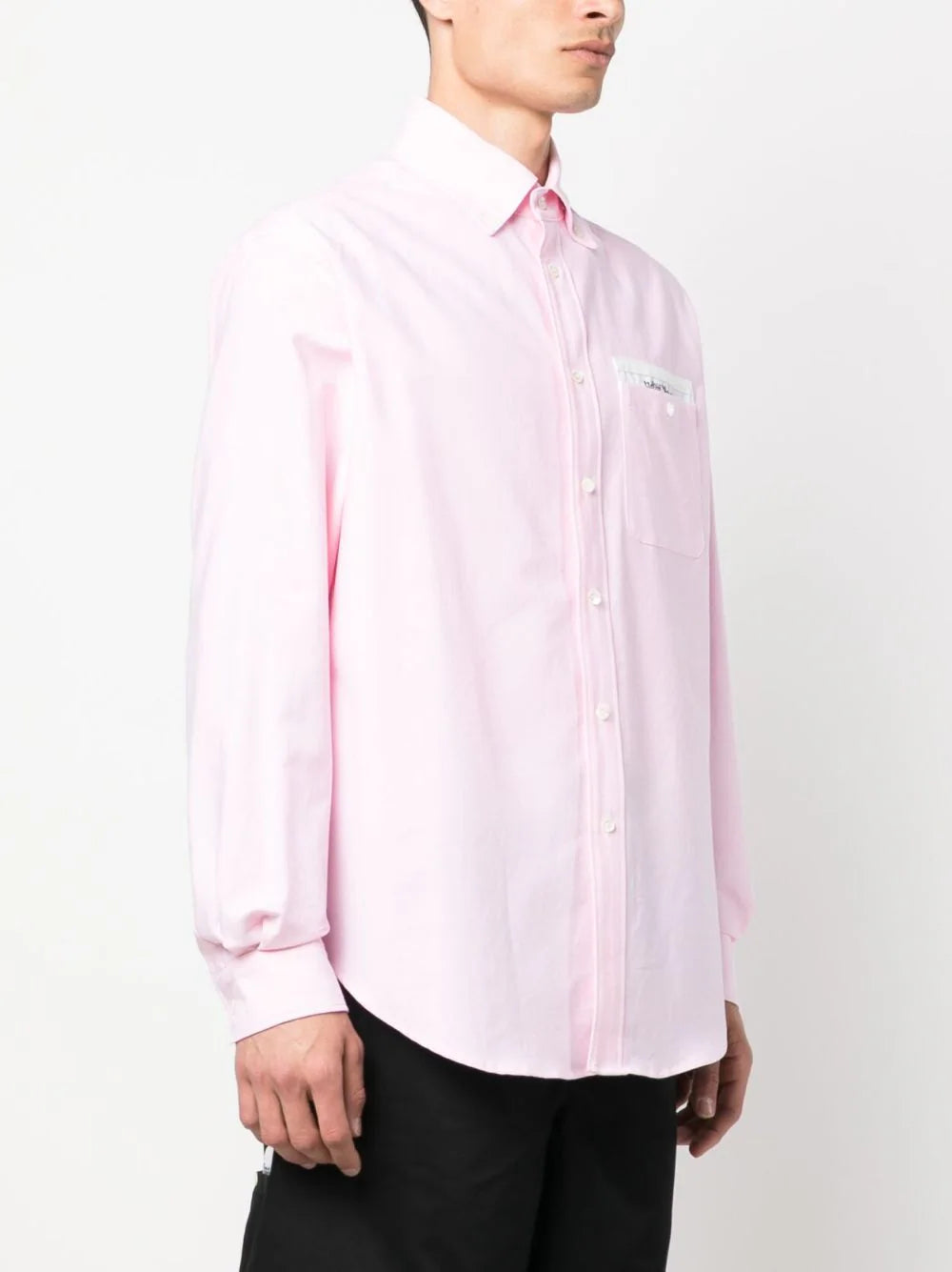 PALM ANGELS Sartorial Tape Long Sleeved Shirt