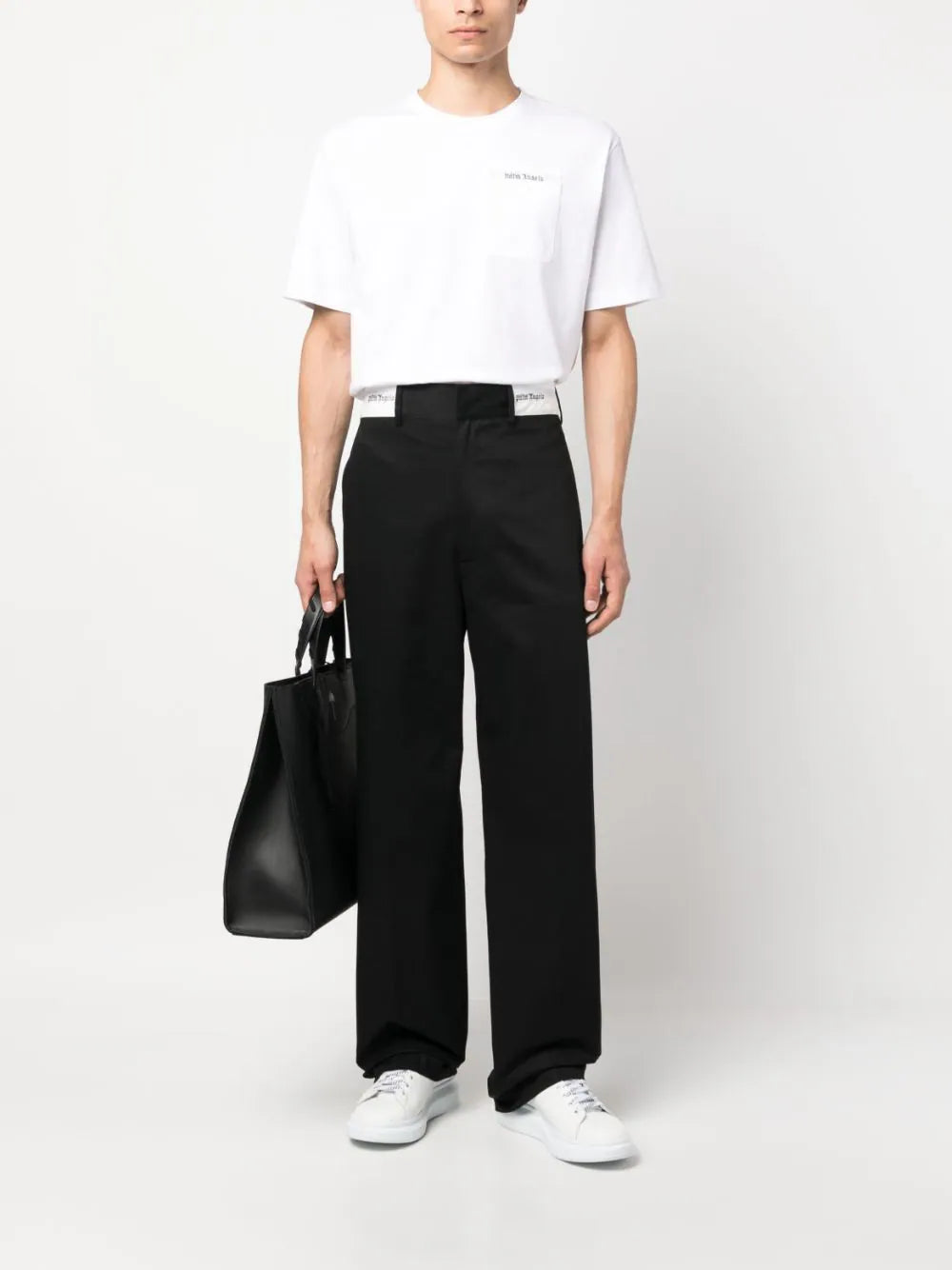 PALM ANGELS Sartorial Tape Pocket T-shirt