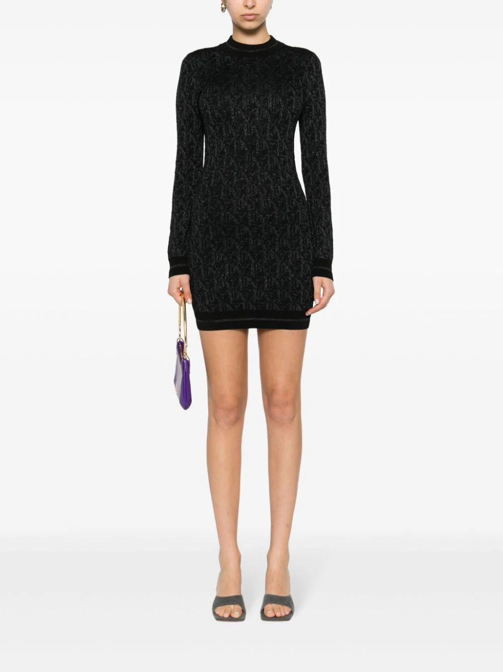 PALM ANGELS Short Dress With Monogram