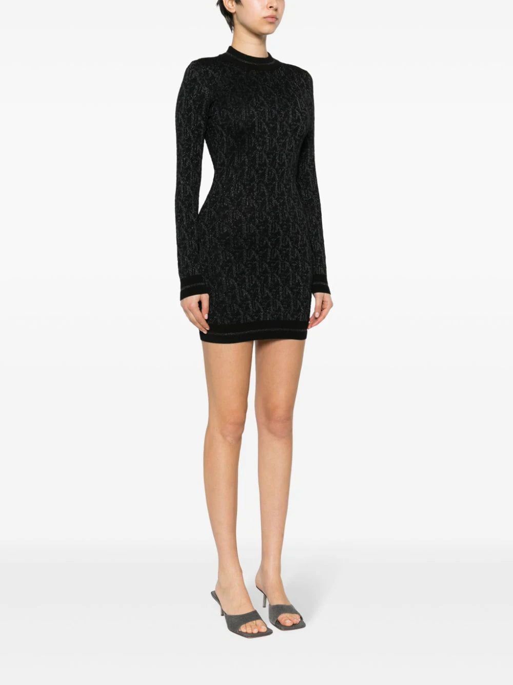 PALM ANGELS Short Dress With Monogram