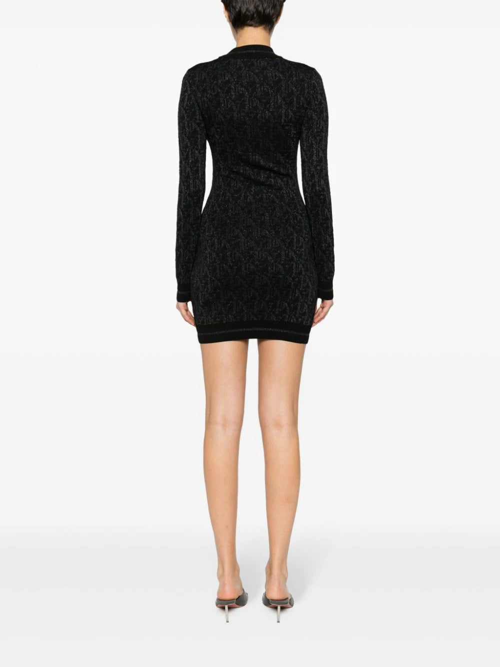 PALM ANGELS Short Dress With Monogram