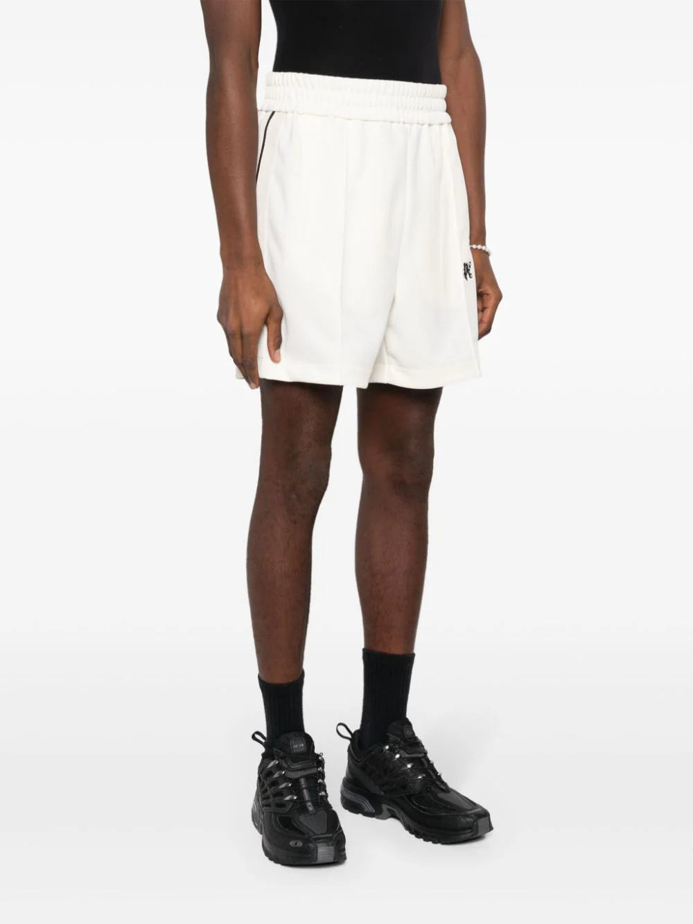PALM ANGELS Sports Shorts With Monogram