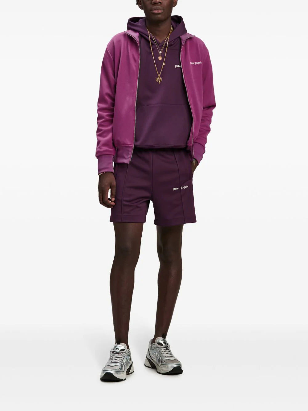 PALM ANGELS Track Classic Logo Sweatshirt