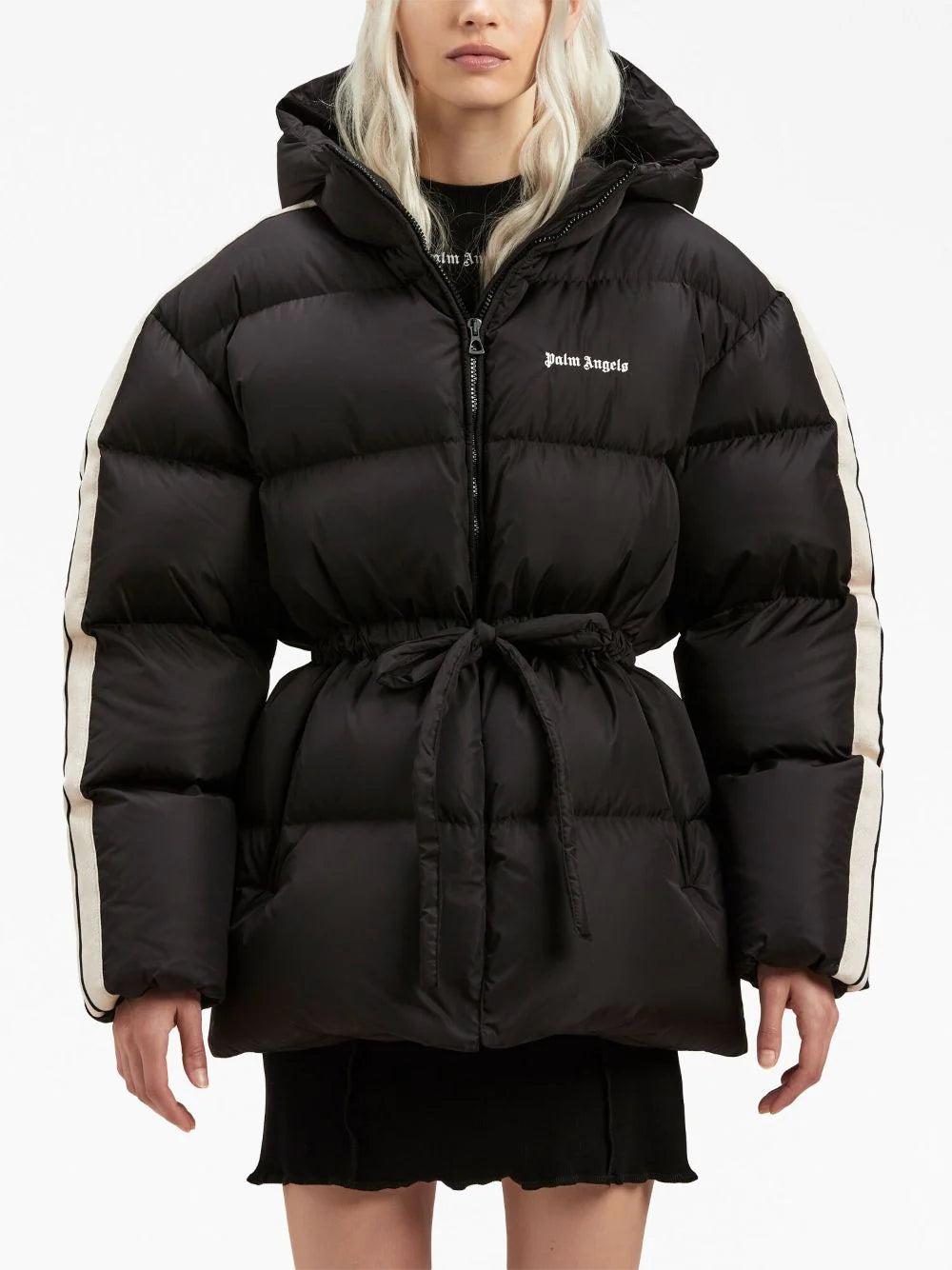 PALM ANGELS Waist Belt Down Jacket