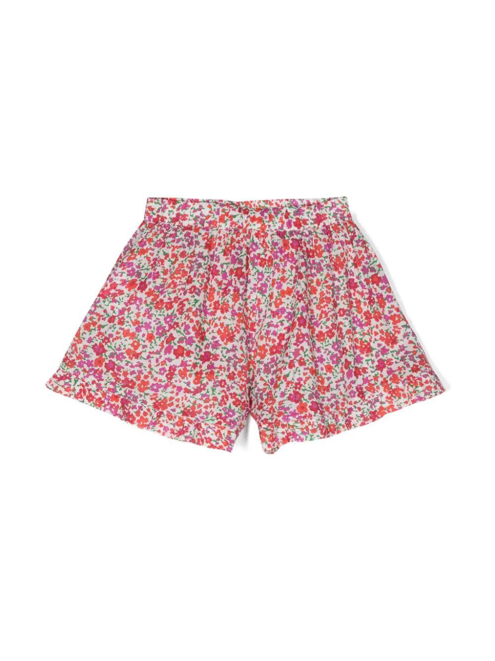 Philosophy Kids Shorts With Flower Print