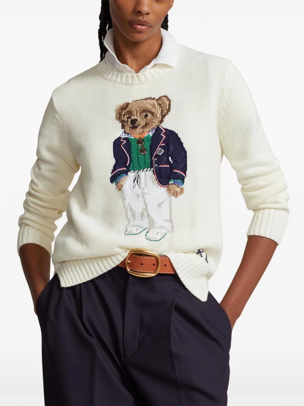 POLO RALPH LAUREN Polo Bear Crew-neck Cotton Sweater