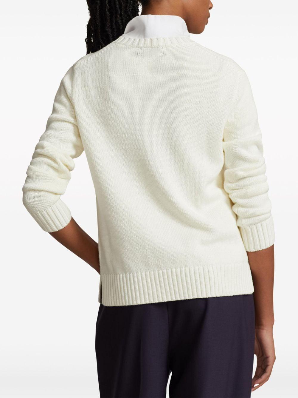POLO RALPH LAUREN Polo Bear Crew-neck Cotton Sweater