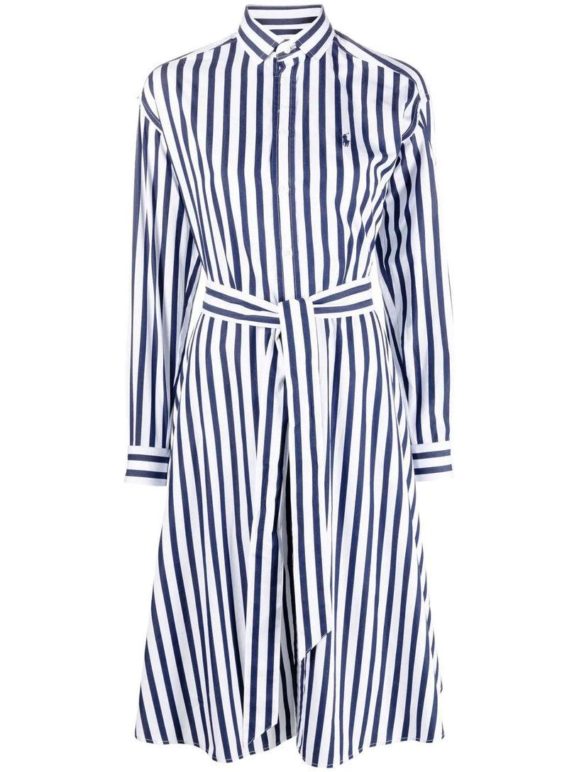 POLO RALPH LAUREN Belted striped shirtdress
