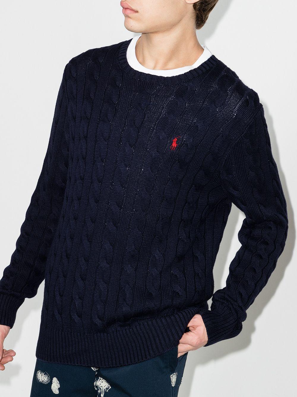 POLO RALPH LAUREN Cable-knit Cotton Jumper