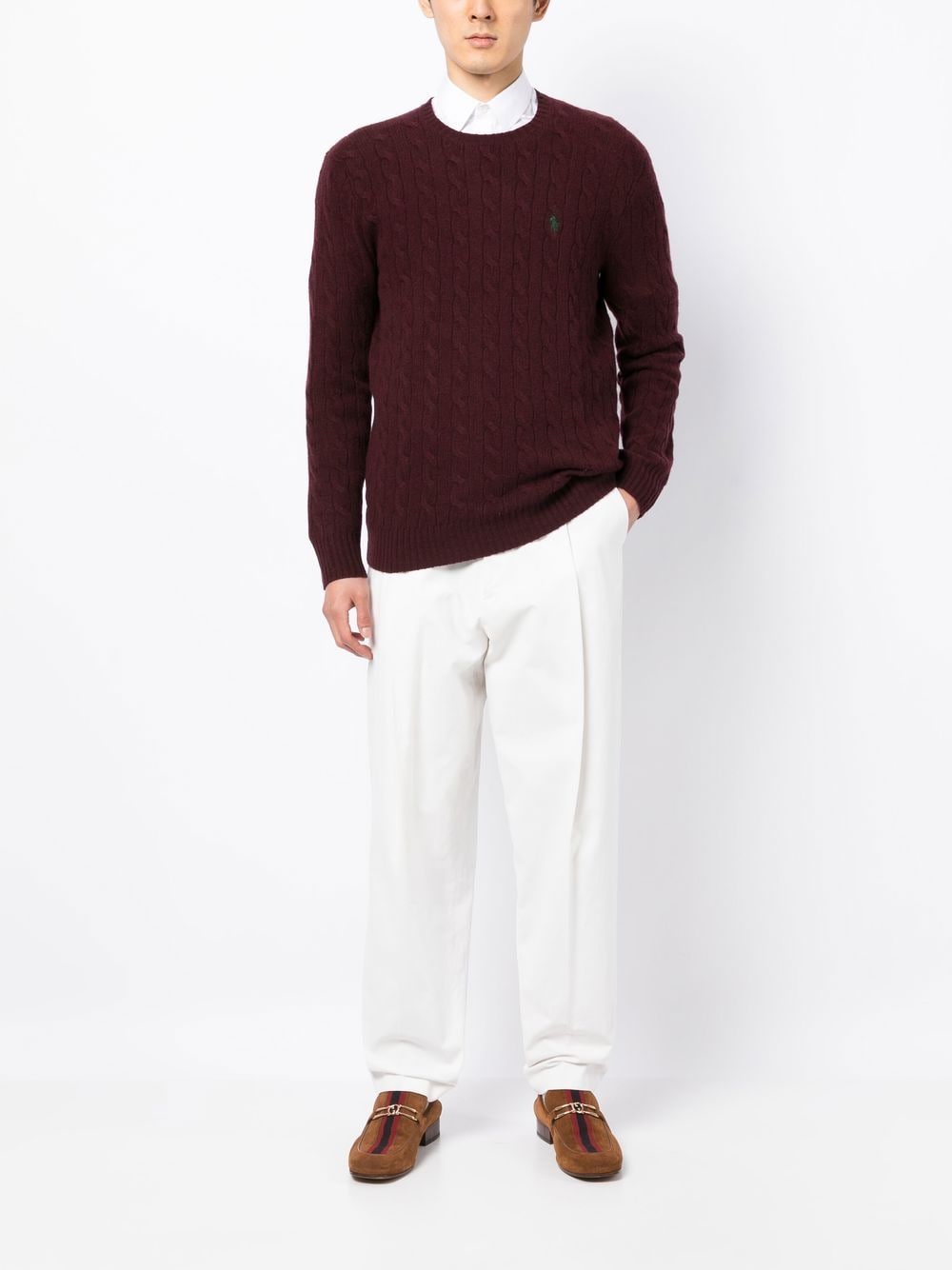 POLO RALPH LAUREN Cable Wool And Cashmere Sweater