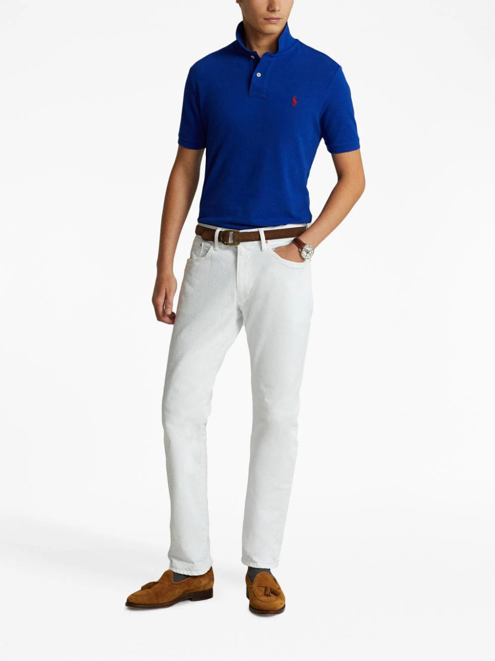 POLO RALPH LAUREN Classic Fit Mesh Polo Shirt