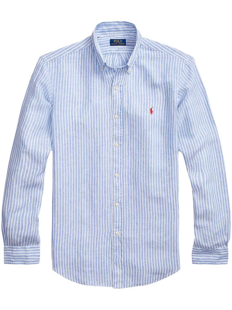 POLO RALPH LAUREN Custom fit striped linen shirt