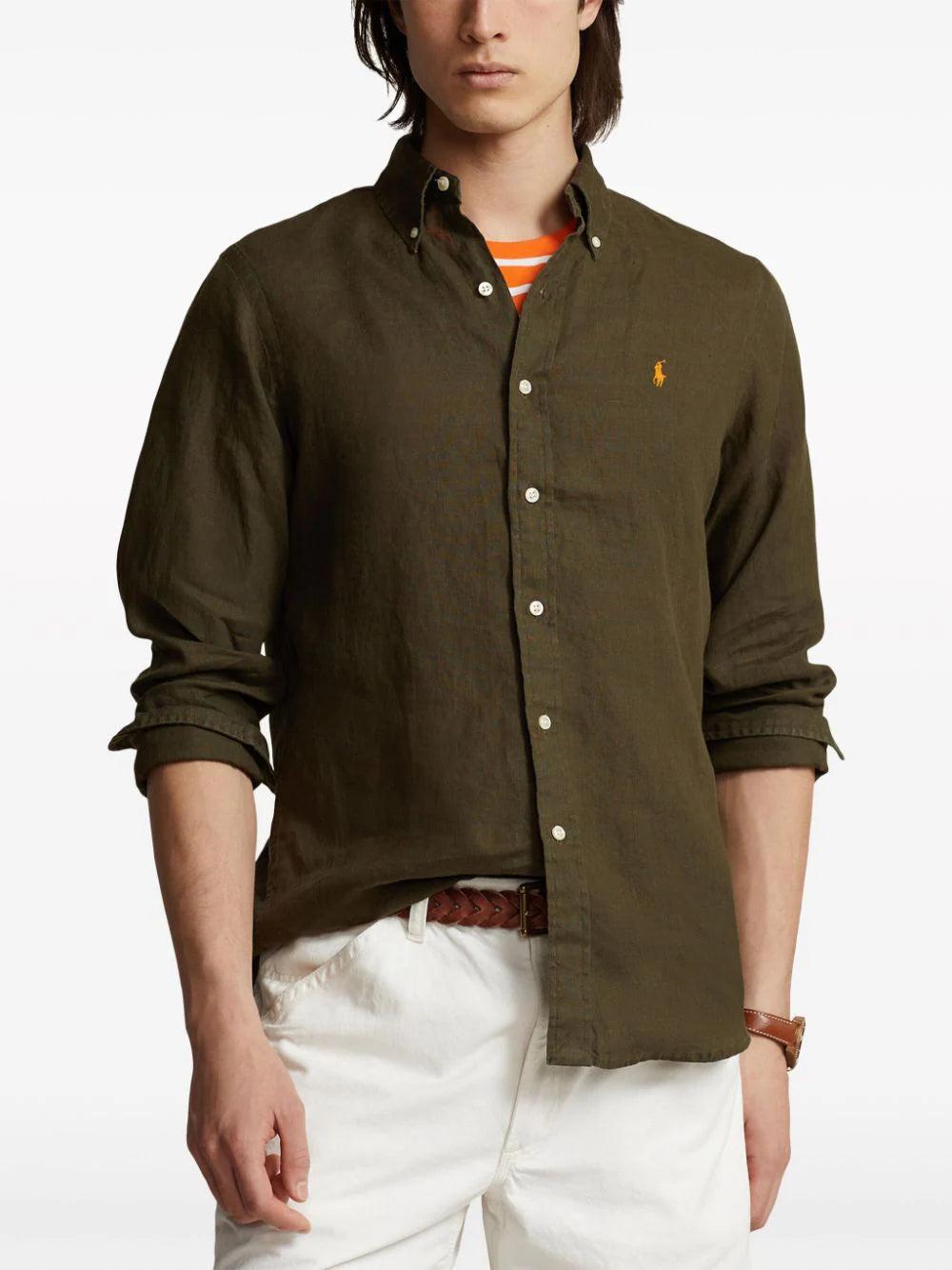 POLO RALPH LAUREN Slim-fit Linen Shirt