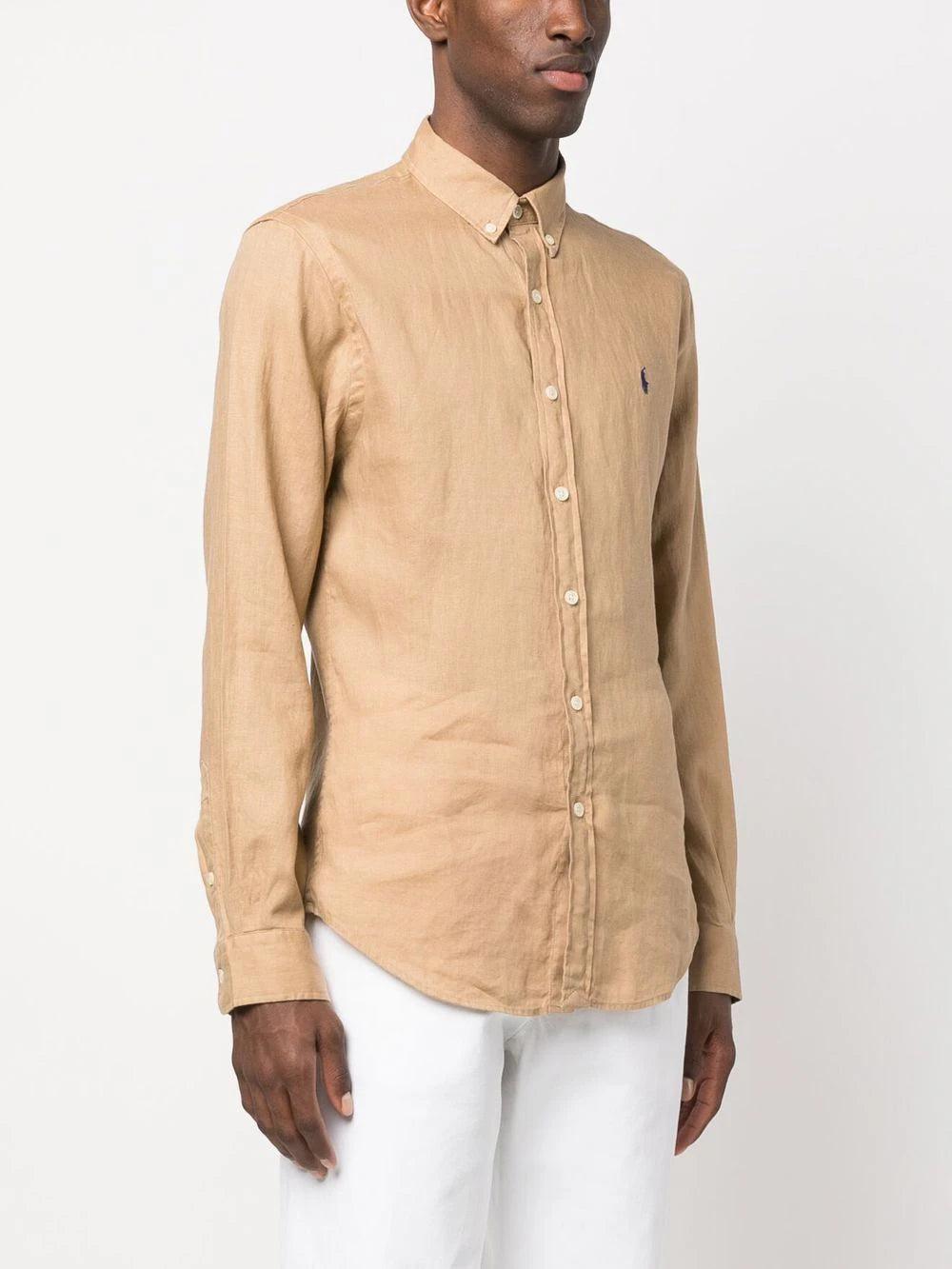 POLO RALPH LAUREN Slim-fit Linen Shirt