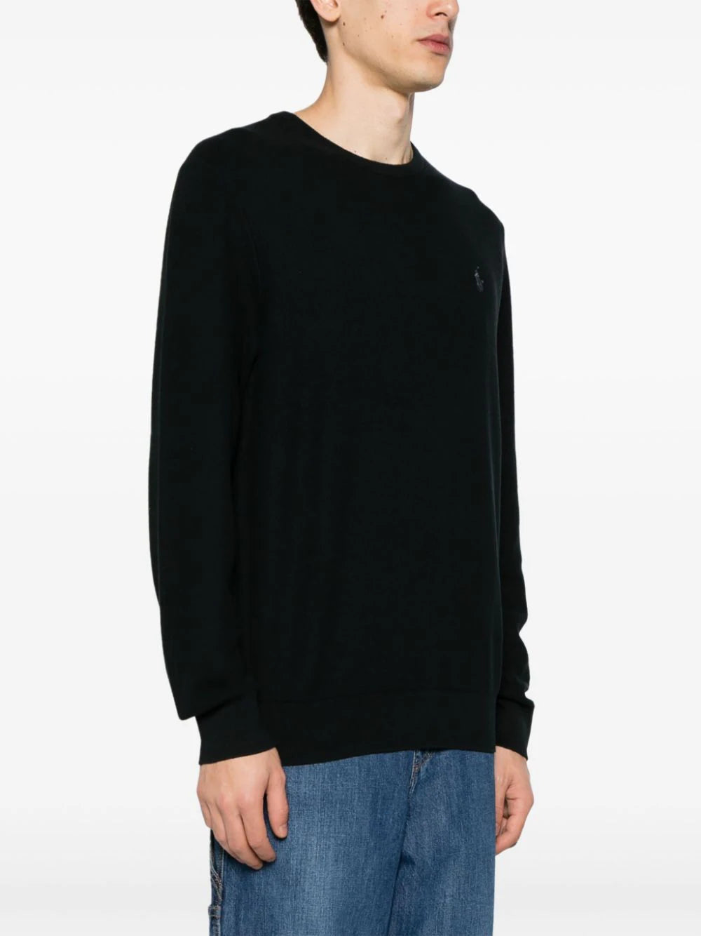 POLO RALPH LAUREN Textured Cotton Crewneck Jumper