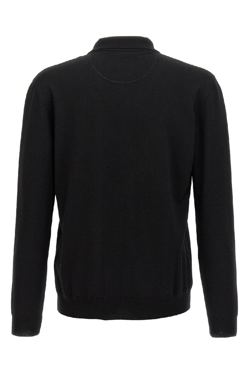 Valentino Garavani Polo Shirt With Metallic V Detail