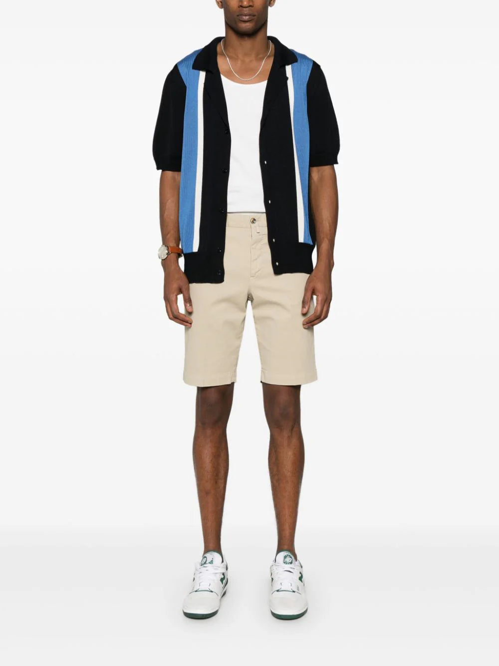 PT TORINO Bermuda Shorts In Stretch Cotton