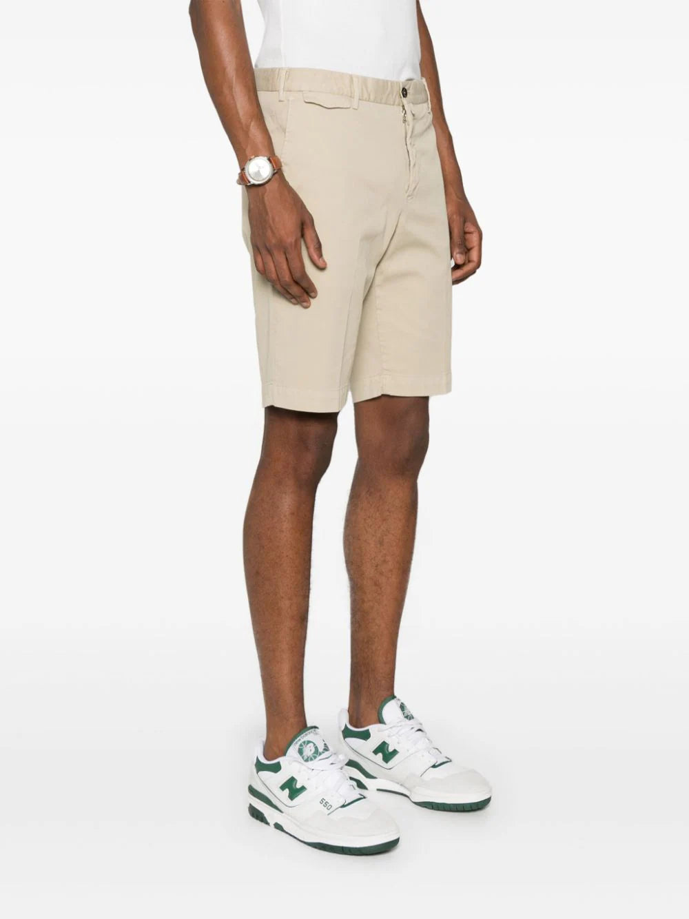 PT TORINO Bermuda Shorts In Stretch Cotton