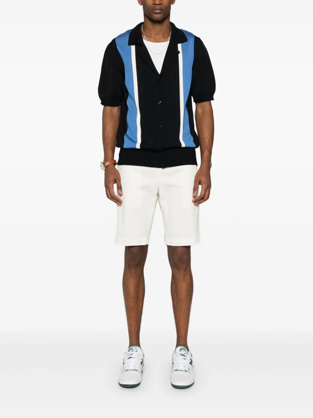 PT TORINO Bermuda Shorts In Stretch Cotton