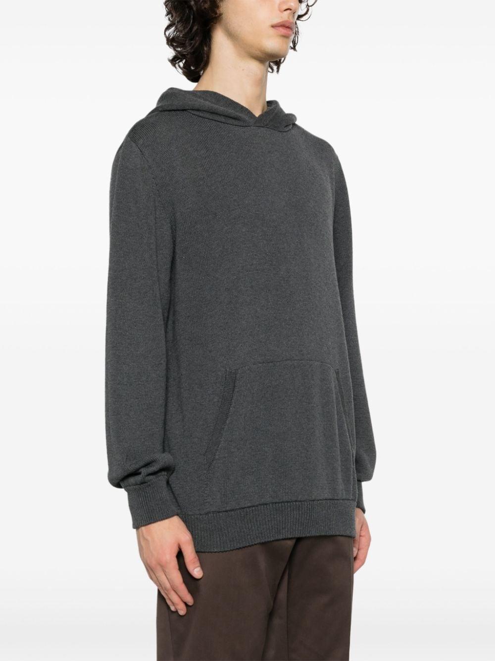 PT TORINO Knitted Sweatshirt With Hood