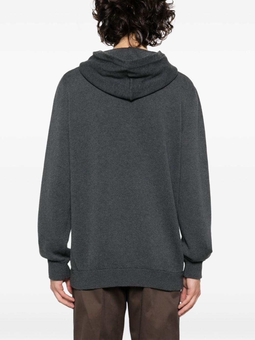 PT TORINO Knitted Sweatshirt With Hood