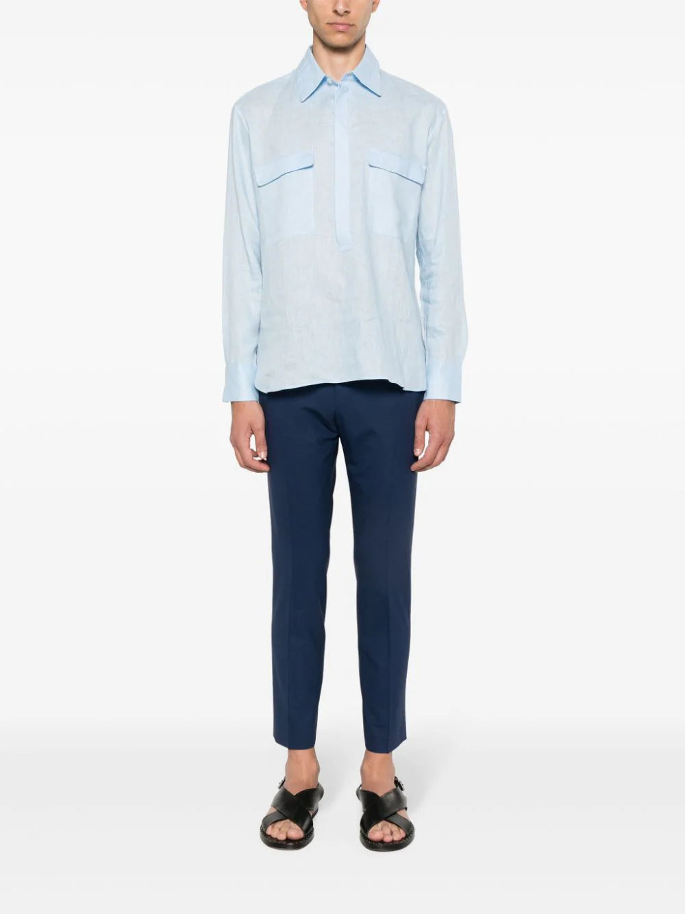 PT TORINO Teta Trousers In Technical Gabardine