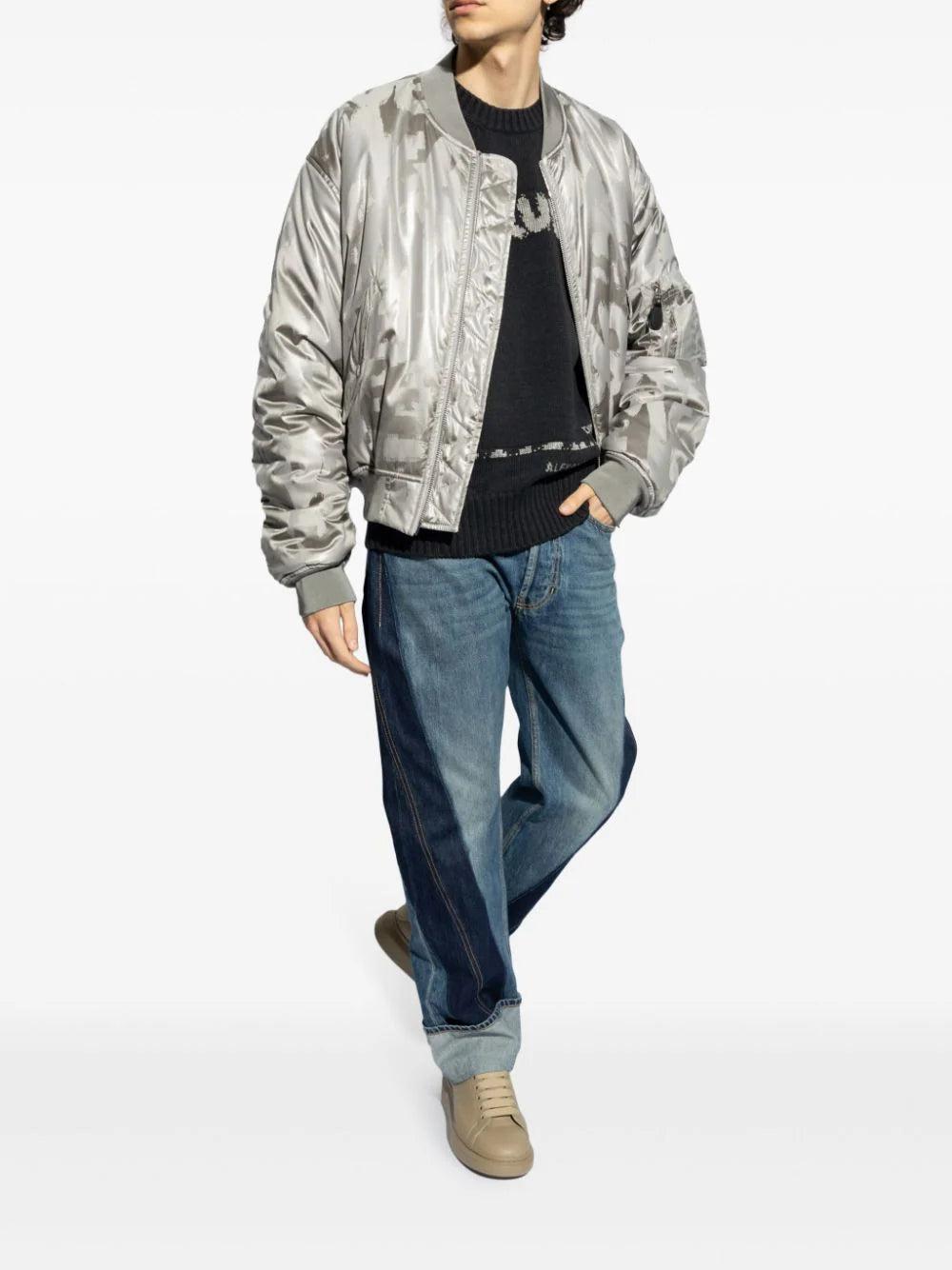 Alexander McQueen Pullover Girocollo Mcqueen Graffiti