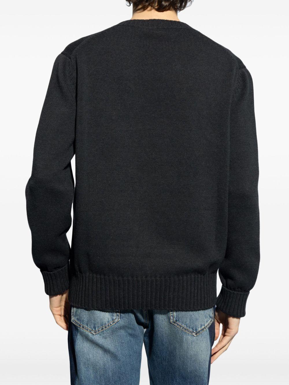 Alexander McQueen Pullover Girocollo Mcqueen Graffiti