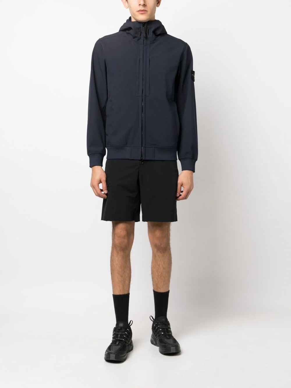STONE ISLAND Q0122 Soft Shell-r_e.dye® Technology In Recycled Polyester