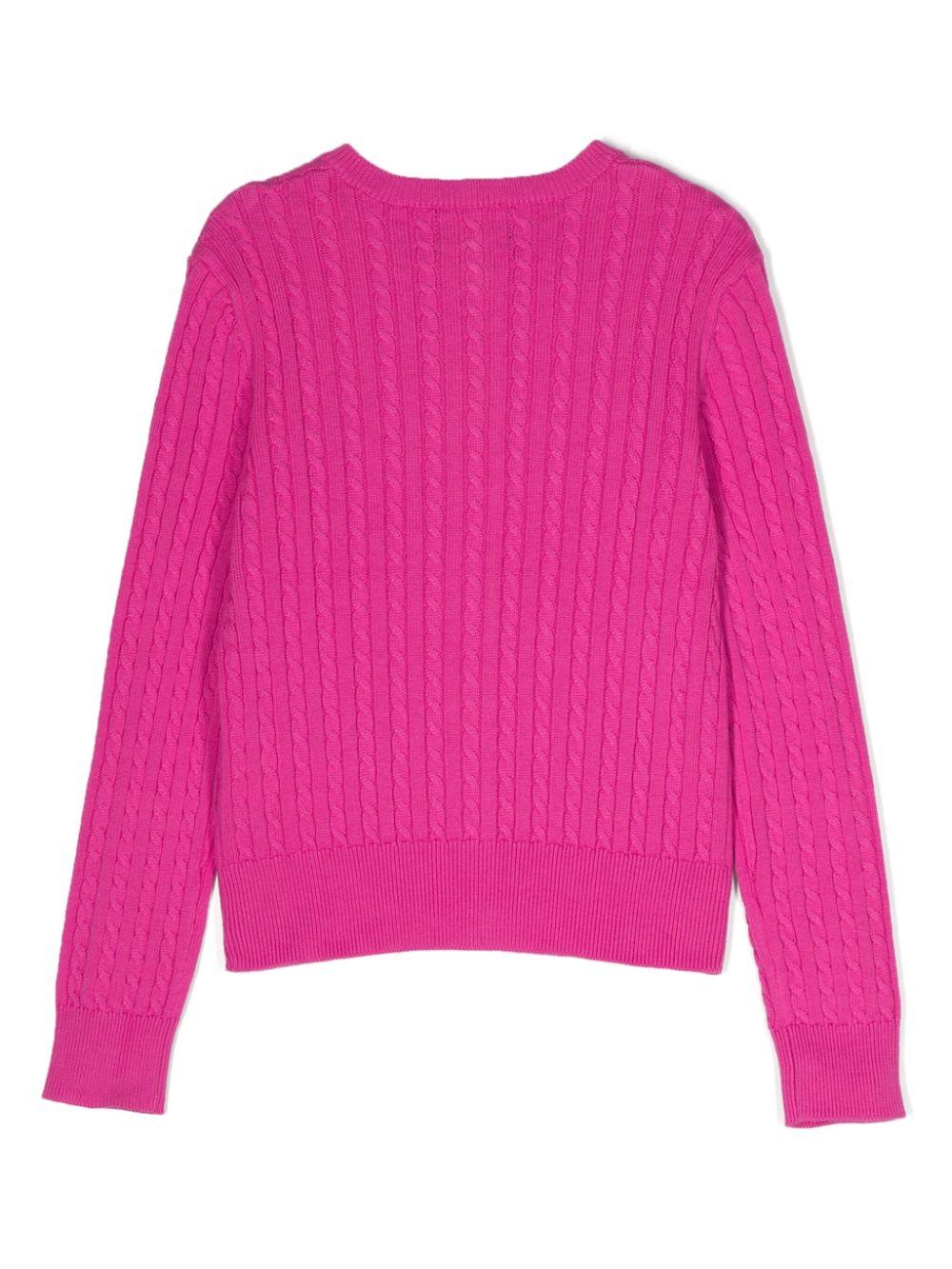 Ralph Lauren Kids Mini-cable Cotton Cardigan