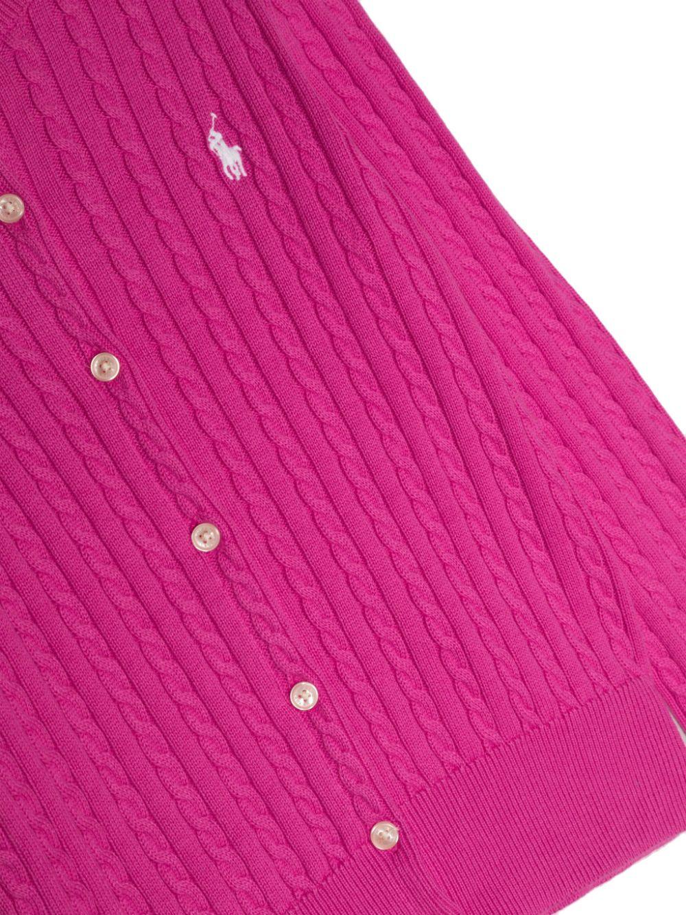 Ralph Lauren Kids Mini-cable Cotton Cardigan