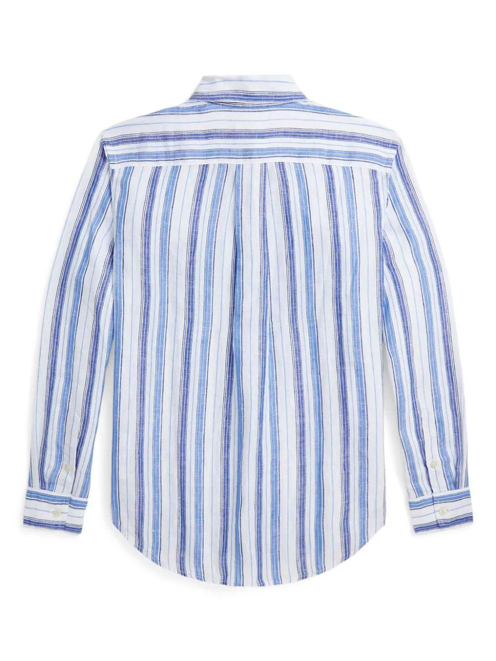Ralph Lauren Kids Plaid Linen Shirt