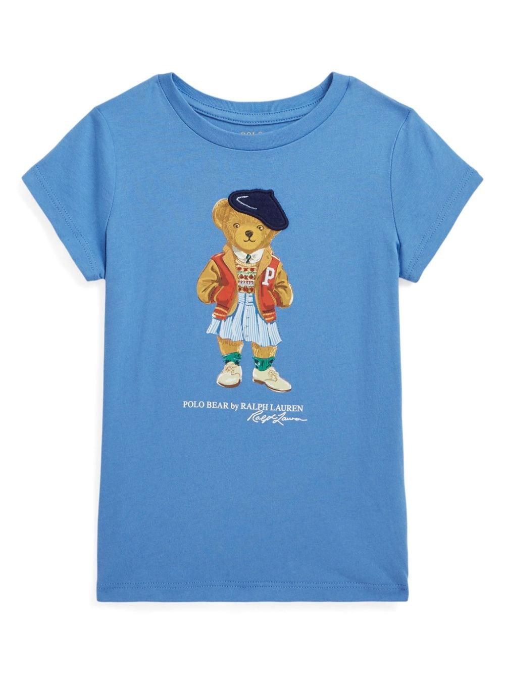 Ralph Lauren Kids Polo Bear Cotton Jersey T-shirt