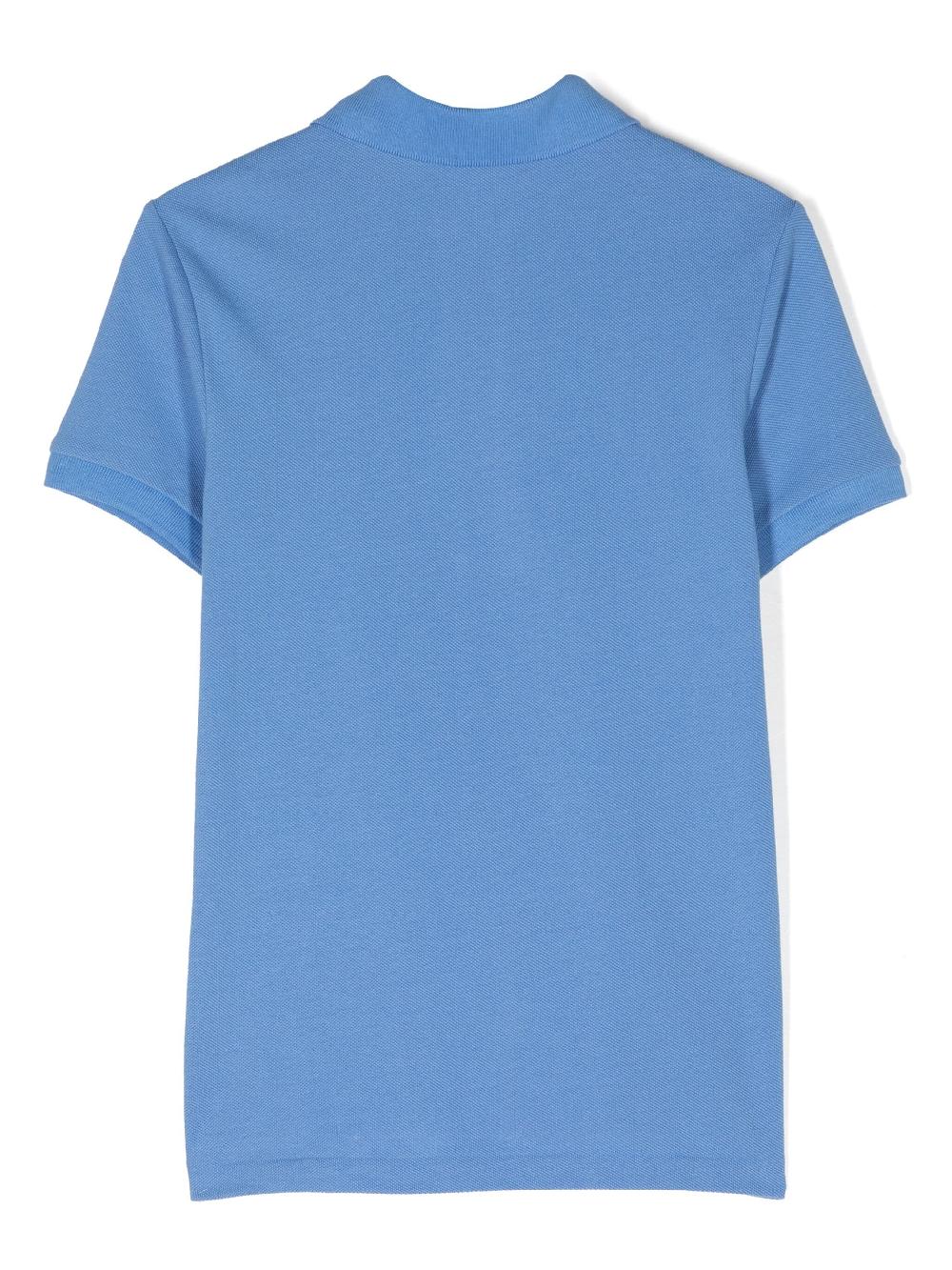 Ralph Lauren Kids Slim Fit Cotton Mesh Polo Shirt