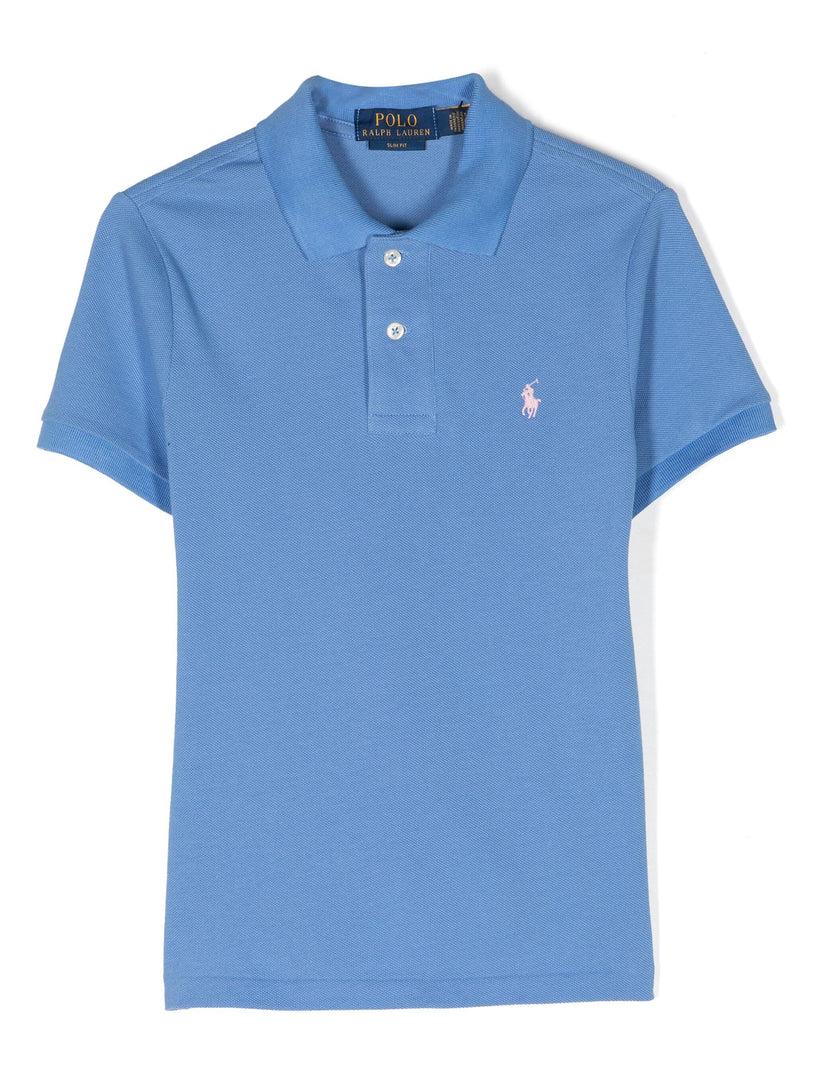 Ralph Lauren Kids Slim fit cotton mesh polo shirt