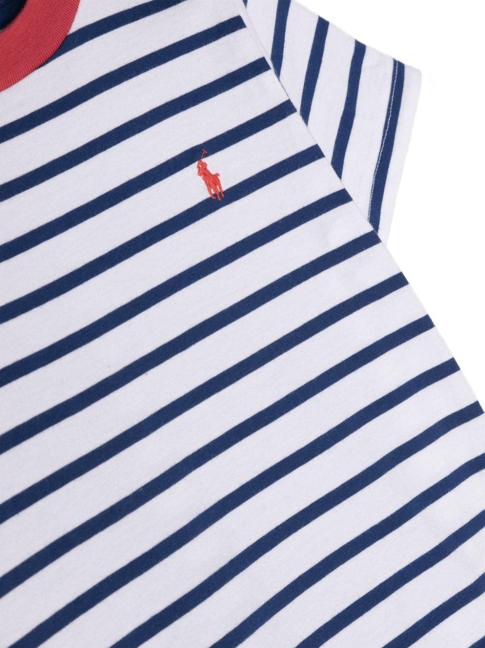 Ralph Lauren Kids Striped Cotton Jersey T-shirt