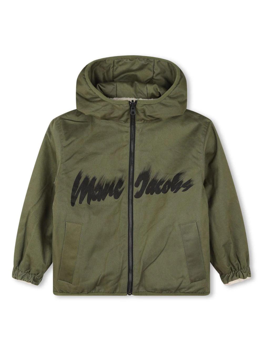 Marc Jacobs Kids Reversible Bomber Jacket With Print
