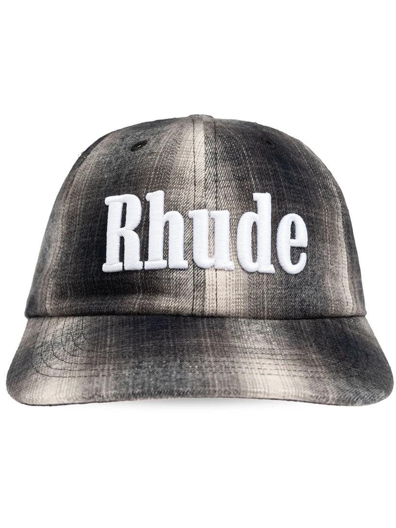 Rhude Logo flannel 6-panel hat