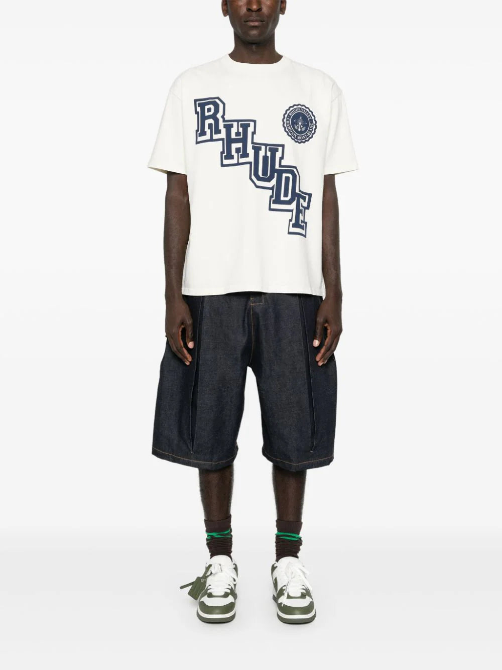 Rhude Rhude Collegiate Crest T-shirt